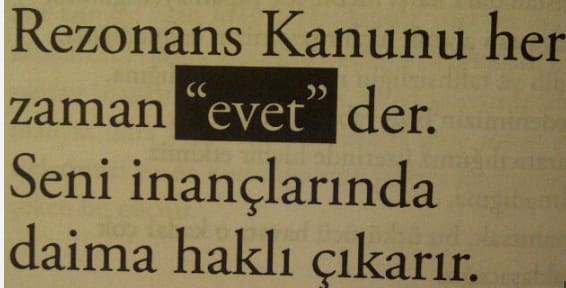 rezonans kanunu ne anlatıyor