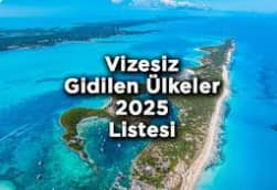 sadece pasaportla gidilen ülkeler